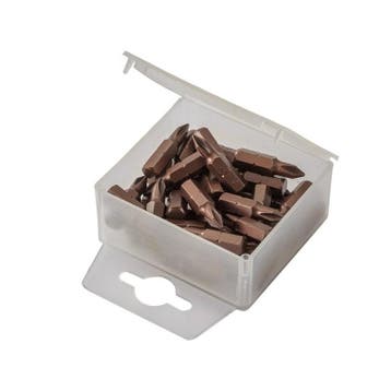 PH1 x 25 mm Phillips krachtbits - 40 stuks gehard, Ophalen of Verzenden, Nieuw