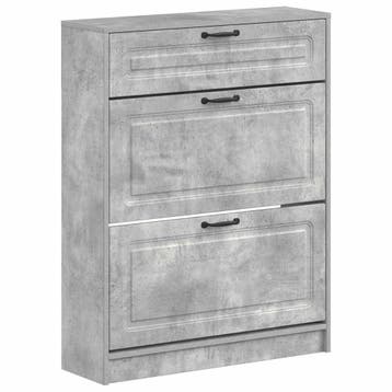 vidaXL Schoenenkast UTRECHT 78 x 24 x 100 cm Bewerkt hout, Verzenden, Nieuw