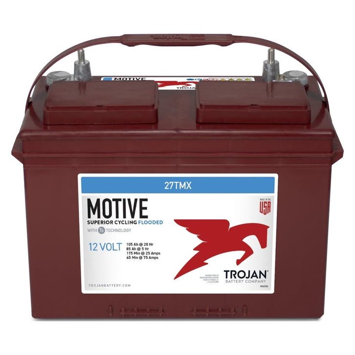 Trojan 27TMX Deep-Cycle accu 12 volt 105 ah, Zakelijke goederen, Machines en Bouw | Heftrucks en Intern transport, Ophalen of Verzenden