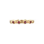Gouden ring met robijn 14 karaat* nieuw, Sieraden, Tassen en Uiterlijk, Ringen, Verzenden, Zo goed als nieuw, Goud