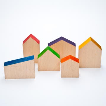Grapat houten speelgoed huisjes - k van €47,99 voor €43,19, Ophalen of Verzenden, Nieuw