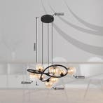 2dekans | Globo - hanglamp - Tuberius - messing zwart - glas, Ophalen of Verzenden, Zo goed als nieuw