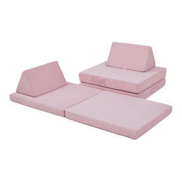Speelbank Norhulta 5-delig kinderbank 150x66x45,5 cm roze [e, Verzenden, Nieuw