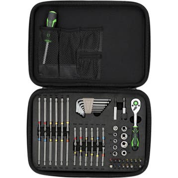 Competition 1/4 Mini Bit Dopsleutelset 60-delig, Auto diversen, Verzenden, Nieuw
