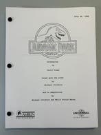 Jurassic Park - July 30, 1992 Script - Amblin Entertainment, Verzamelen, Nieuw