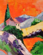 Caroline Mandrafina (XX) - La maison de Provence, Antiek en Kunst