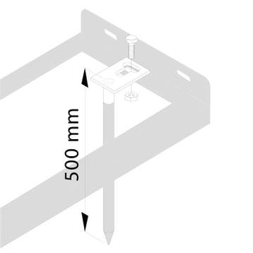 Bodemanker voor fietsenrek - 2 stuks, Ophalen of Verzenden, Nieuw