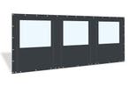 PVC zijwand raam en ritsen 6m breed-250cm hoog-kies je kleur, Tuin en Terras, Partytenten, Verzenden, Nieuw