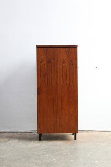 Vintage smalle kast pallisander, Gebruikt