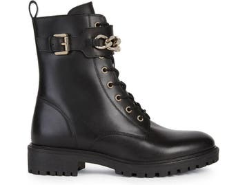 Geox Hoara - Biker boots - Zwart, Verzenden, Nieuw