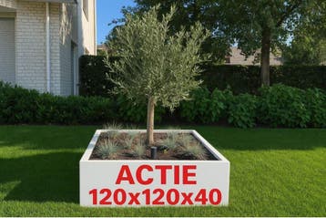 Actie Plantenbak 120x120x40 nu €185,00 Breda, Tuin en Terras, Ophalen, 100 cm of meer, Vierkant, Nieuw