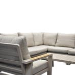 Lola hoek loungeset 3-delig aluminium latte zand, Tuin en Terras, Ophalen of Verzenden, Nieuw, Aluminium