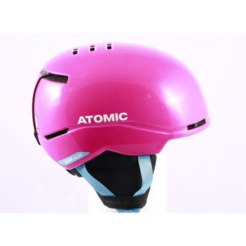 46 47 48 skihelm/snowboardhelm ATOMIC FOUR JR, pink, verstel, Verzenden, Gebruikt, Atomic