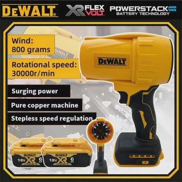 DeWalt Krachtige Accu Bladblazer & Stofzuiger - 30000 RPM -, Verzenden, Nieuw