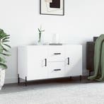 vidaXL Dressoir 100x36x60 cm bewerkt hout wit, Huis en Inrichting, Kasten | Dressoirs, 100 tot 150 cm, Verzenden, Nieuw, 25 tot 50 cm