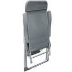 Tuinstoel met hoge rug Antraciet Aluminium , set van 2, Tuin en Terras, Tuinstoelen, Verzenden, Nieuw