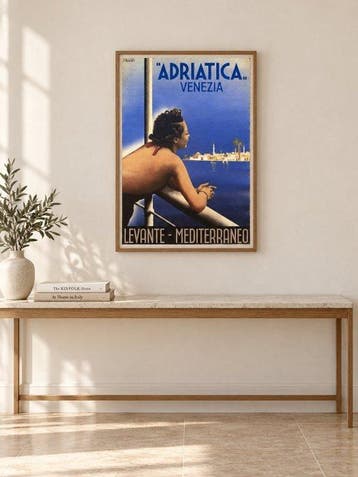 Filippo Romoli - Manifesto Adriatica Venezia – Levante