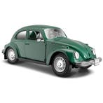 Modelauto Volkswagen Kever groen 1:24 - Modelauto, Verzenden, Nieuw