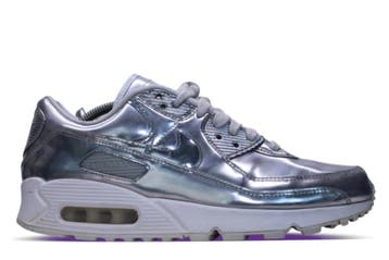 Nike Air Max 90 Liquid Metallic Silver • 42.5, Ophalen of Verzenden, Nieuw, Nike, Sneakers of Gympen