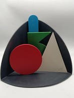 Lucio Del Pezzo (1933-2020) - sculptuur, Figure Geometriche