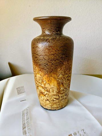 Scheurich - Vaas - H. 37 cm - Keramiek - Fat Lava Bodenvase