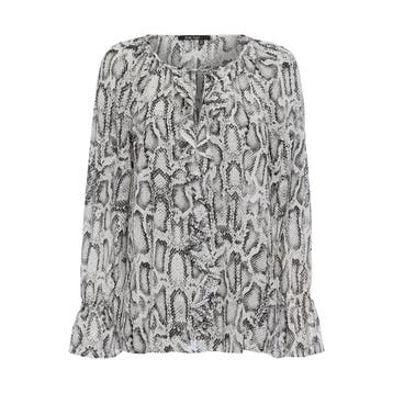 Marc Aurel • witte tuniek met print • 36, Marc Aurel, Verzenden, Wit, Nieuw