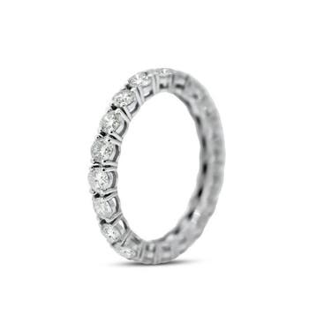 Zonder minimumprijs - Ring - 14 karaat Witgoud - 1.33ct. tw., Sieraden, Tassen en Uiterlijk, Nieuw