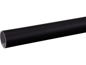 TRAPLEUNING Ø 45MM - METALEN LEUNING - 270CM - MAT-ZWART, Verzenden, Zo goed als nieuw