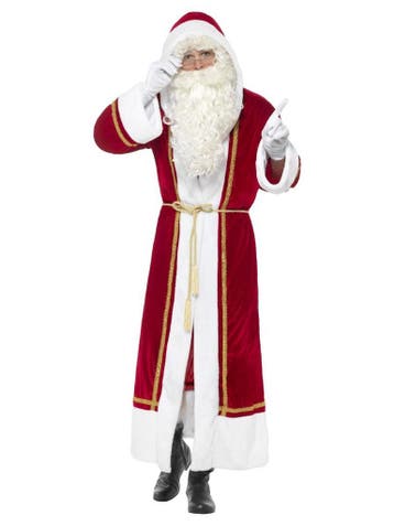Kerstman Mantel Deluxe, Ophalen of Verzenden, Nieuw