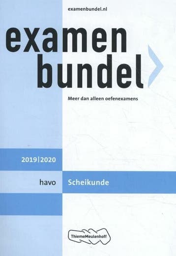 9789006690989 Examenbundel havo Scheikunde 2019/2020, Boeken, Verzenden, Zo goed als nieuw, J.R. van der Vecht