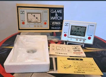 Nintendo - Game & Watch - Vermin MT-03 CIB Matching Serial -, Nieuw