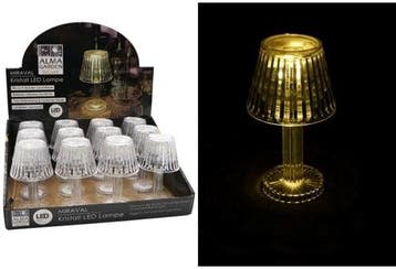 Led lamp stardust warmwit waterdicht met afstandsbediening, Ophalen of Verzenden, Nieuw