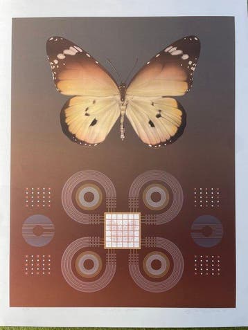 David Haidle (1943-2003) - Butterfly Matrix I