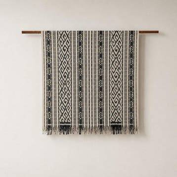 Loft83 Studio - Kom (2) - Ikat, Mahonie - Indonesische Ikat
