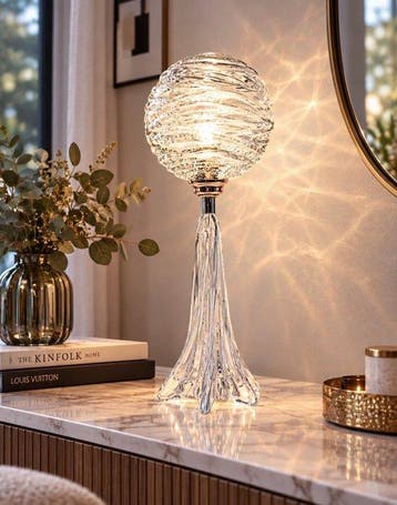 Tafellamp - Kristal, Glas