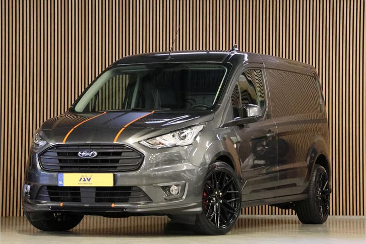 Ford Transit Connect 1.5 EcoBlue L2 Sport | Bi-Xenon | Keyle, Auto's, Bestelauto's, Dealer onderhouden, Lease, Zwart, Automaat