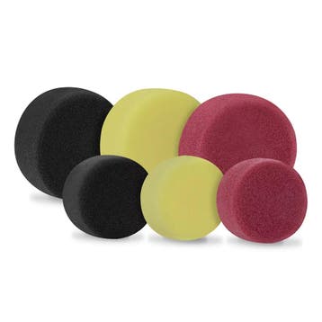 2dekans | VONROC Polijstpads Set – 6-delig | Ø50 & 75 mm |, Ophalen of Verzenden, Zo goed als nieuw