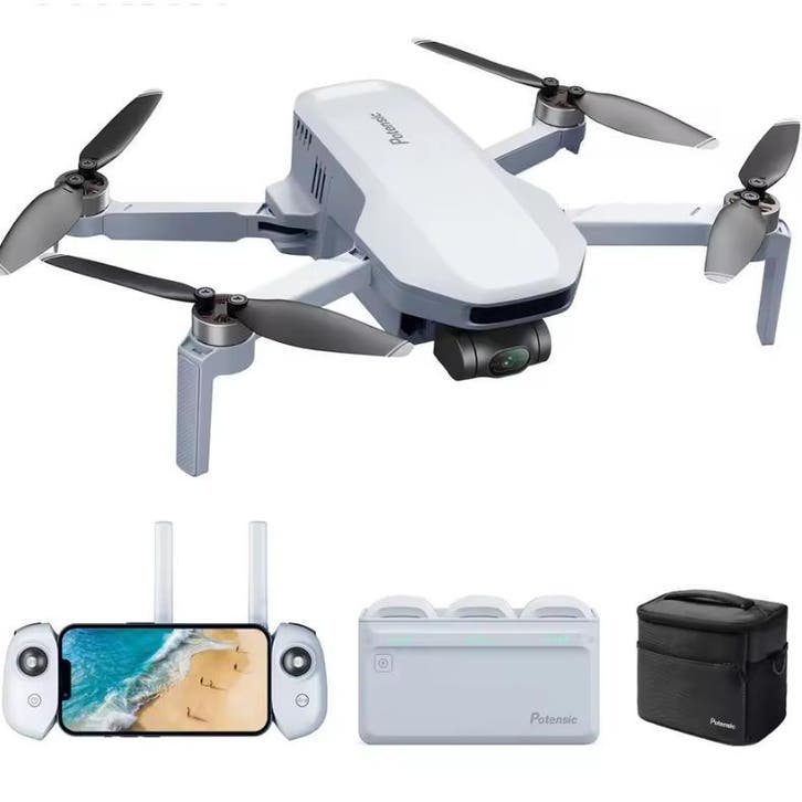 Mini 4K GPS Drone 3-Assige Gimbal 6KM 29min Brushless, Audio, Tv en Foto, Drones, Nieuw, Verzenden
