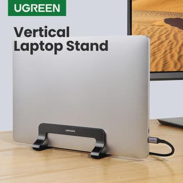 UGREEN Verticale Laptop Standaard - Aluminium, Verstelbaar v, Computers en Software, Laptopstandaarden, Verzenden, Nieuw