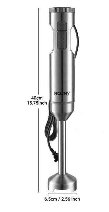Staafmixer 4-in-1 – RVS Handblender met Hakmolen & Garde, Verzenden, Nieuw