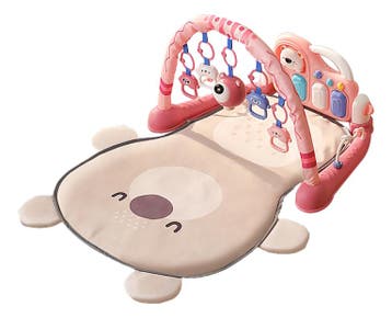 Eco Toys Cute Bear Roze Multifunctioneel Speelkleed met, Verzenden, Nieuw