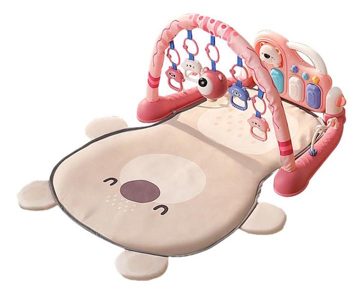 Eco Toys Cute Bear Roze Multifunctioneel Speelkleed met, Kinderen en Baby's, Speelgoed | Babyspeelgoed, Nieuw, Verzenden