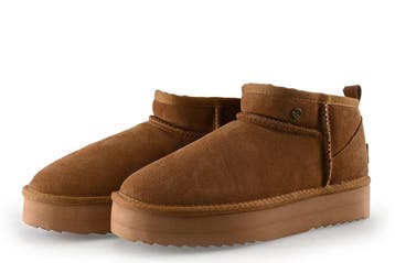 Warmbat Boots in maat 38 Bruin, Kleding | Dames, Schoenen, Bruin, Verzenden, Overige typen, Zo goed als nieuw