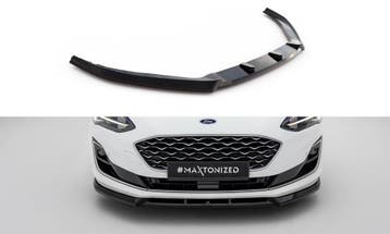 Voorspoiler V.2 Ford Focus Vignale MK4 Maxton Glanzend zwart, Ophalen of Verzenden, Nieuw