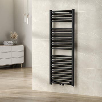 Wiesbaden Elara Sierradiator - 118.5x45cm - Mat Zwart, Doe-het-zelf en Verbouw, Verwarming en Radiatoren, Ophalen of Verzenden