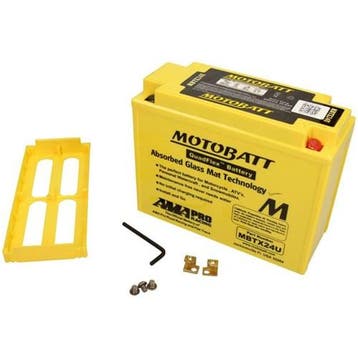 Motobatt Agm Accu Mbtx24U 12V 25Ah 205X87X162/176, Verzenden, Nieuw