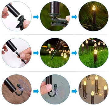 Led kaarsen de luxe warmwit met afstandsbediening timer, Hobby en Vrije tijd, Ophalen of Verzenden, Nieuw