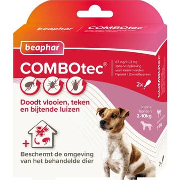 Beaphar Combotec hond 10 - 20 kilo 2 pipetten (Hondenvoer), Verzenden, Hond