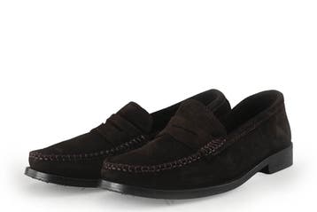 Manfield Loafers in maat 38 Zwart, Verzenden, Zwart, Overige typen, Zo goed als nieuw