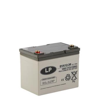 Landport (LP) EVX12039 Deep Cycle 12 v 39 ah AGM / GEL /, Ophalen of Verzenden, Nieuw